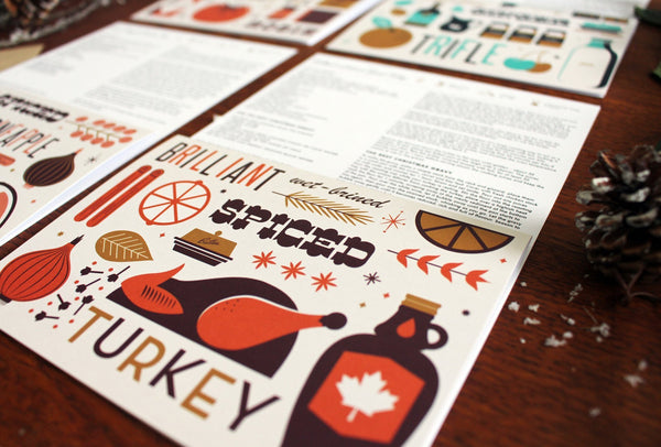 Telegramme x Gizzi Erskine Season's Eatings Christmas Card Set