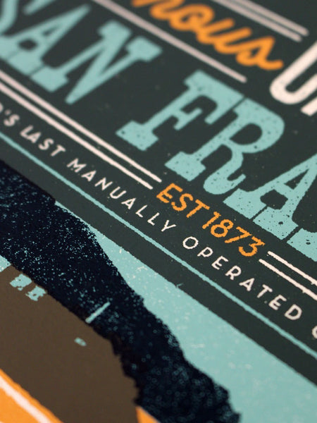 SAN FRAN CABLE CARS - BLUE VARIANT