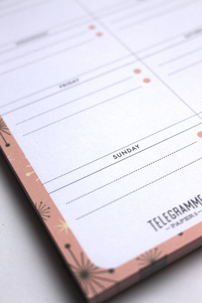 WEEKLY PLANNER A5 NOTEPAD