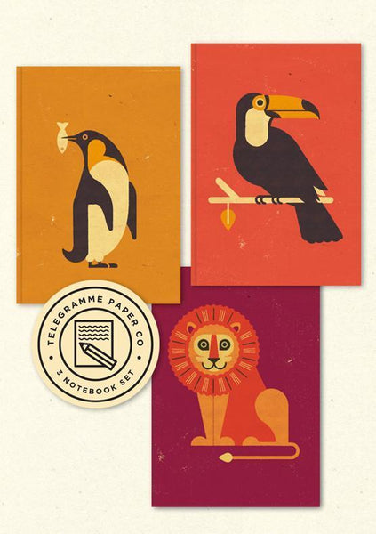 ANIMAL NOTEBOOK SET 2