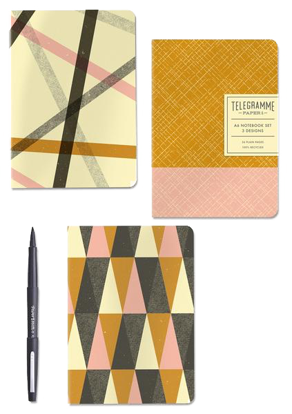 GEOMETRIC NOTEBOOK SET