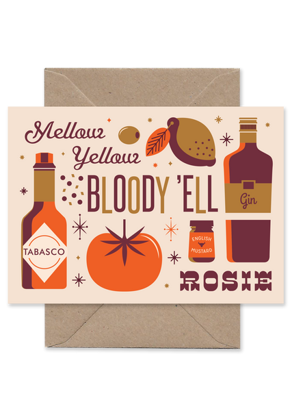 Telegramme x Gizzi Erskine Season's Eatings Christmas Card Set