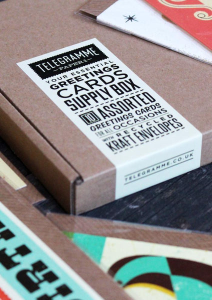 Essential Greetings Card Supply Box - 10 card set