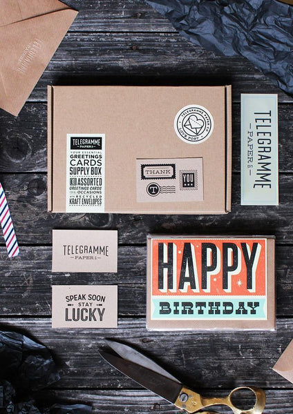 Essential Greetings Card Supply Box - 10 card set