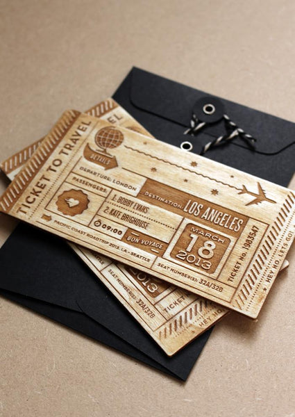 PERSONALISED TICKET - TRAVEL