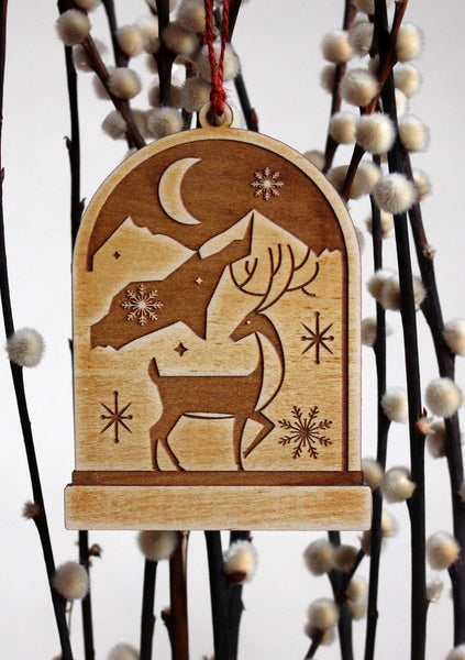 SNOWGLOBE CHRISTMAS ORNAMENT