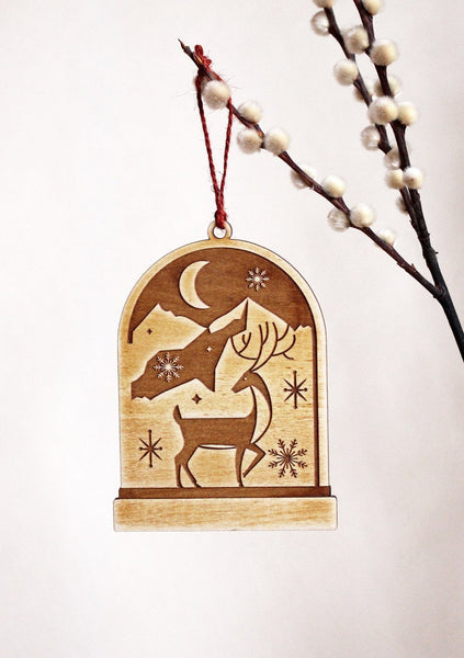SET OF 5 CHRISTMAS ORNAMENT COLLECTION