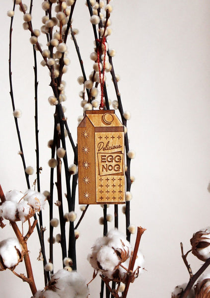 EGGNOG CHRISTMAS ORNAMENT