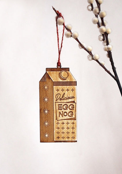 EGGNOG CHRISTMAS ORNAMENT
