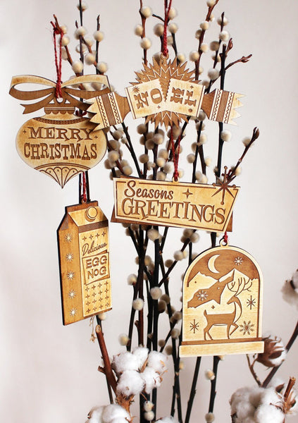 EGGNOG CHRISTMAS ORNAMENT