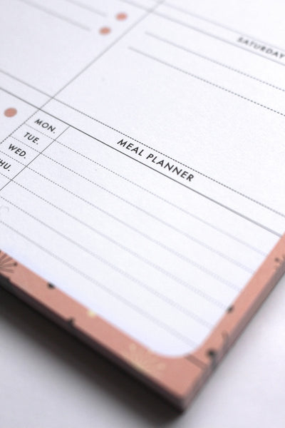 WEEKLY PLANNER A5 NOTEPAD