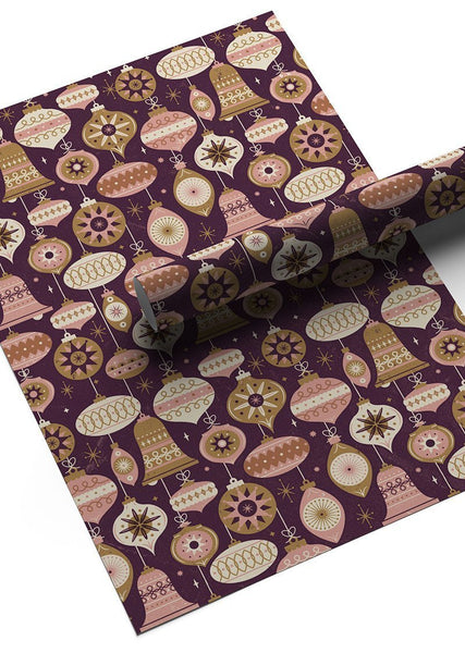 Christmas Baubles Gift Wrap