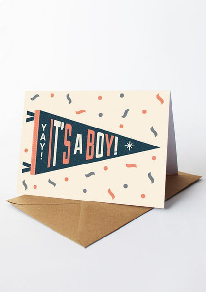 IT'S A BOY PENNANT