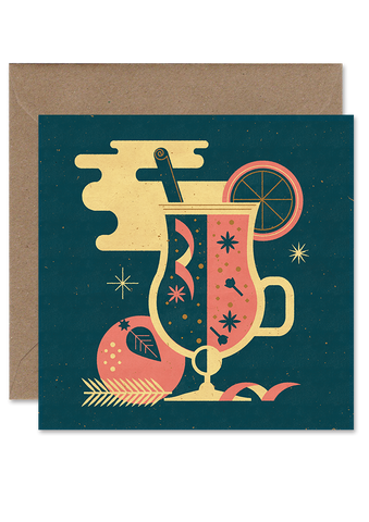 Mulled Wine Christmas Card