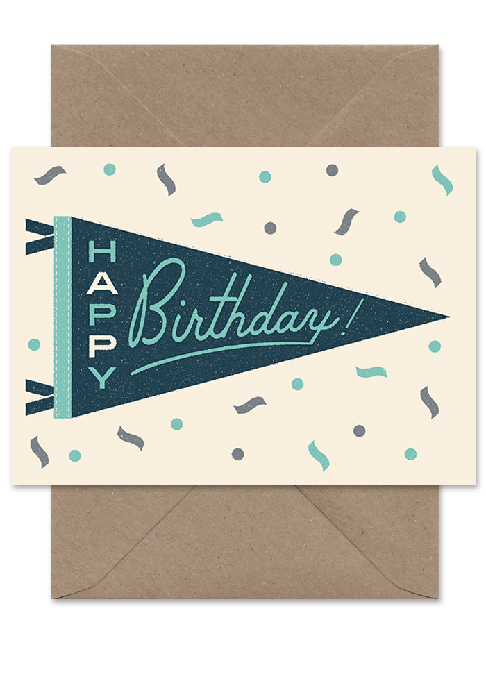 HAPPY BIRTHDAY PENNANT
