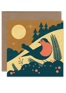 Robin Christmas Card