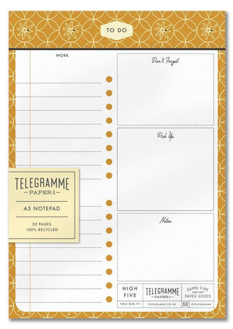 TO DO LIST A5 NOTEPAD