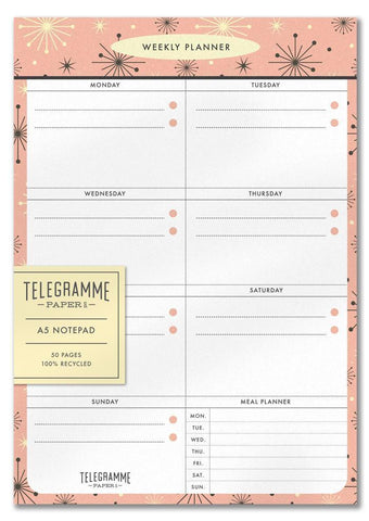WEEKLY PLANNER A5 NOTEPAD